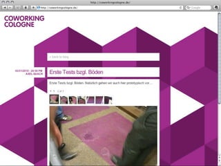 IDENTITÄT COWORKING COLOGNE
   LOGO / AUSWAHL
 