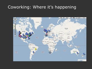 Coworking: Where it’s happening 