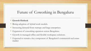 Coworking Spaces in Bengaluru: The Future of Flexible Workspaces in ...