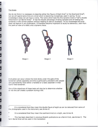 Fast Rope Cow Tail Cowstail testing for Industrial rope access | PDF
