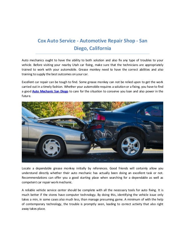 Brake Repair Shops >> Cox Auto Service San Diego Honest Auto Repair Shops Brake Service Brake Repair Shops >> Cox Auto Service San Diego Honest Auto Repair Shops Brake Service