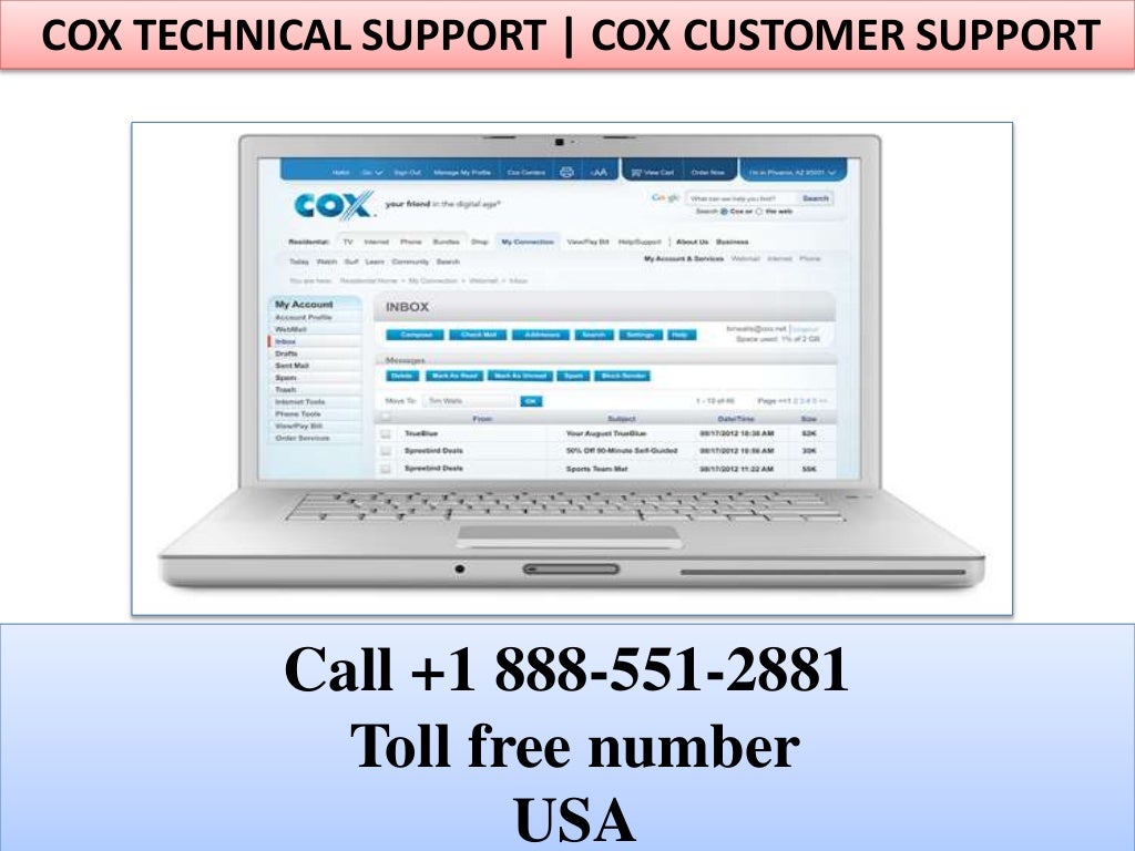 Cox customer service 1.888.551.2881