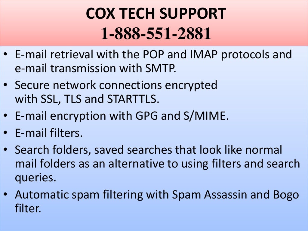 Cox customer service 1.888.551.2881