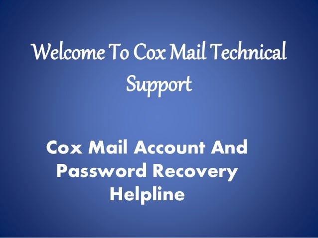 call cox technical support