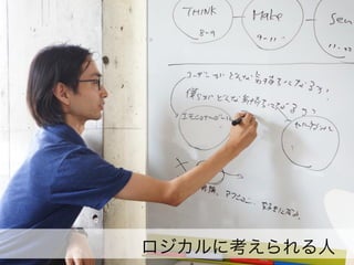 ロジカルに考えられる人

 