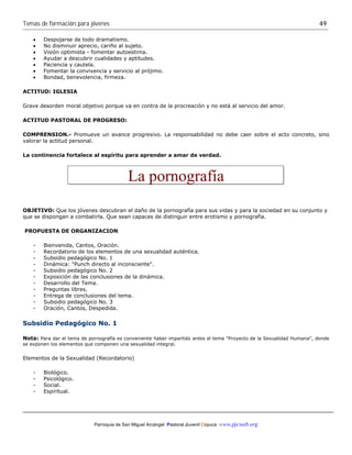 Coyuca. temas de formación para jóvenes | PDF