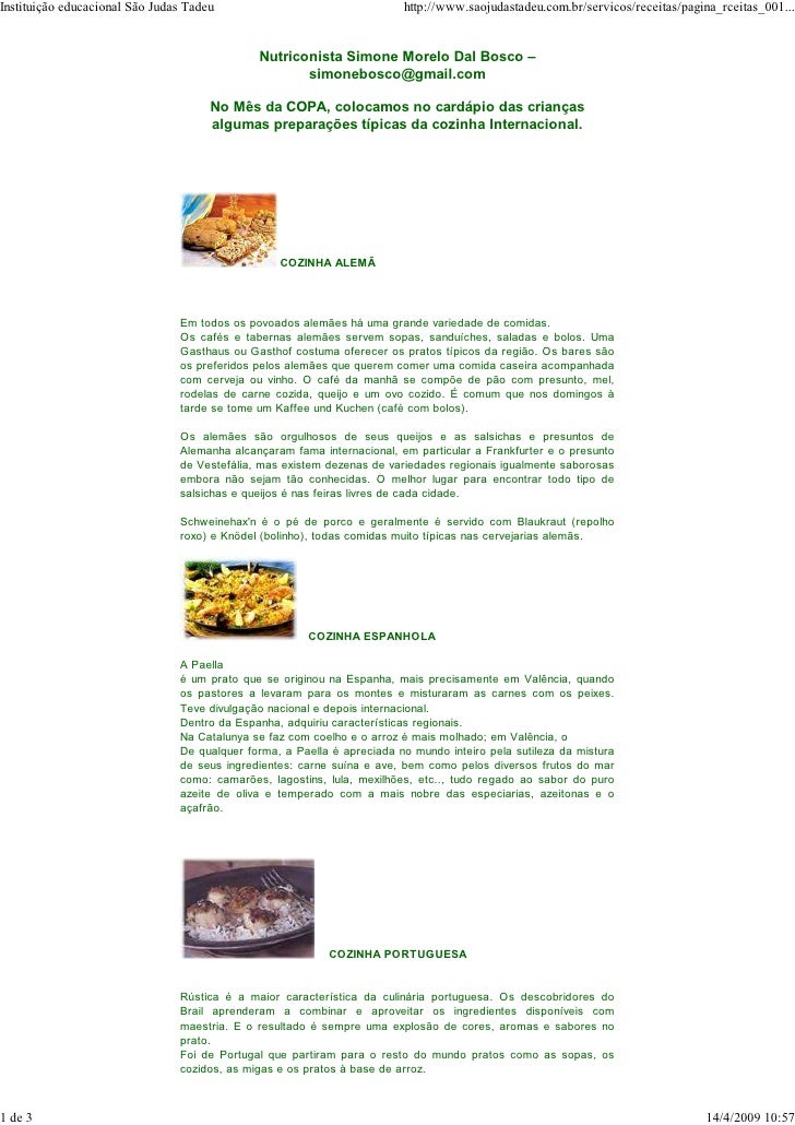 Instituição educacional São Judas Tadeu                                  http://www.saojudastadeu.com.br/servicos/receitas...
