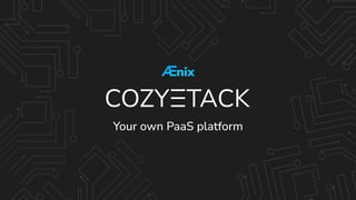 Your own PaaS platform
 