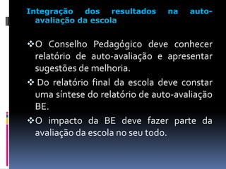 Estrutura do Modelo:Instrumentos de recolha de evidênciasRegistos de Observação.