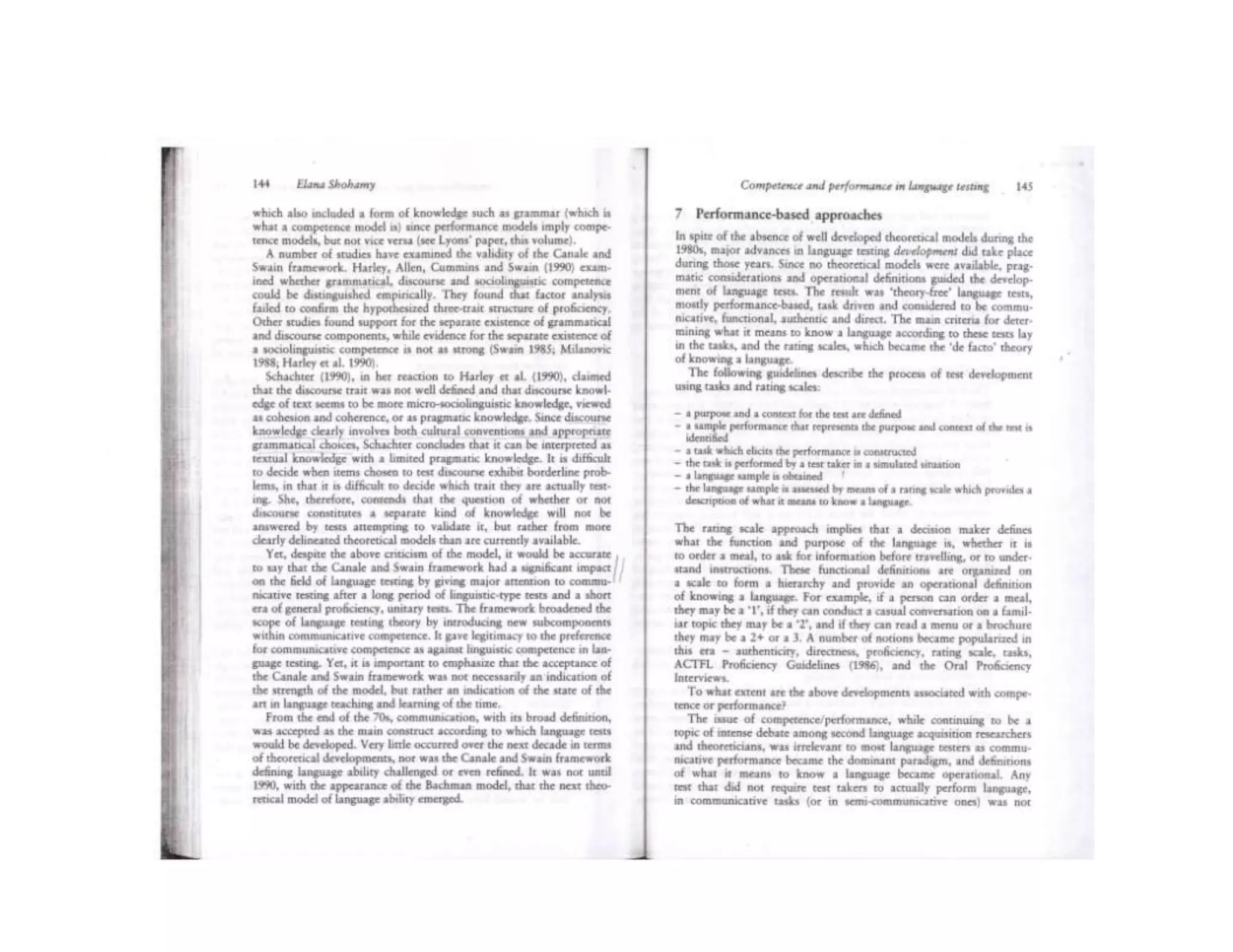 Competence & Performance