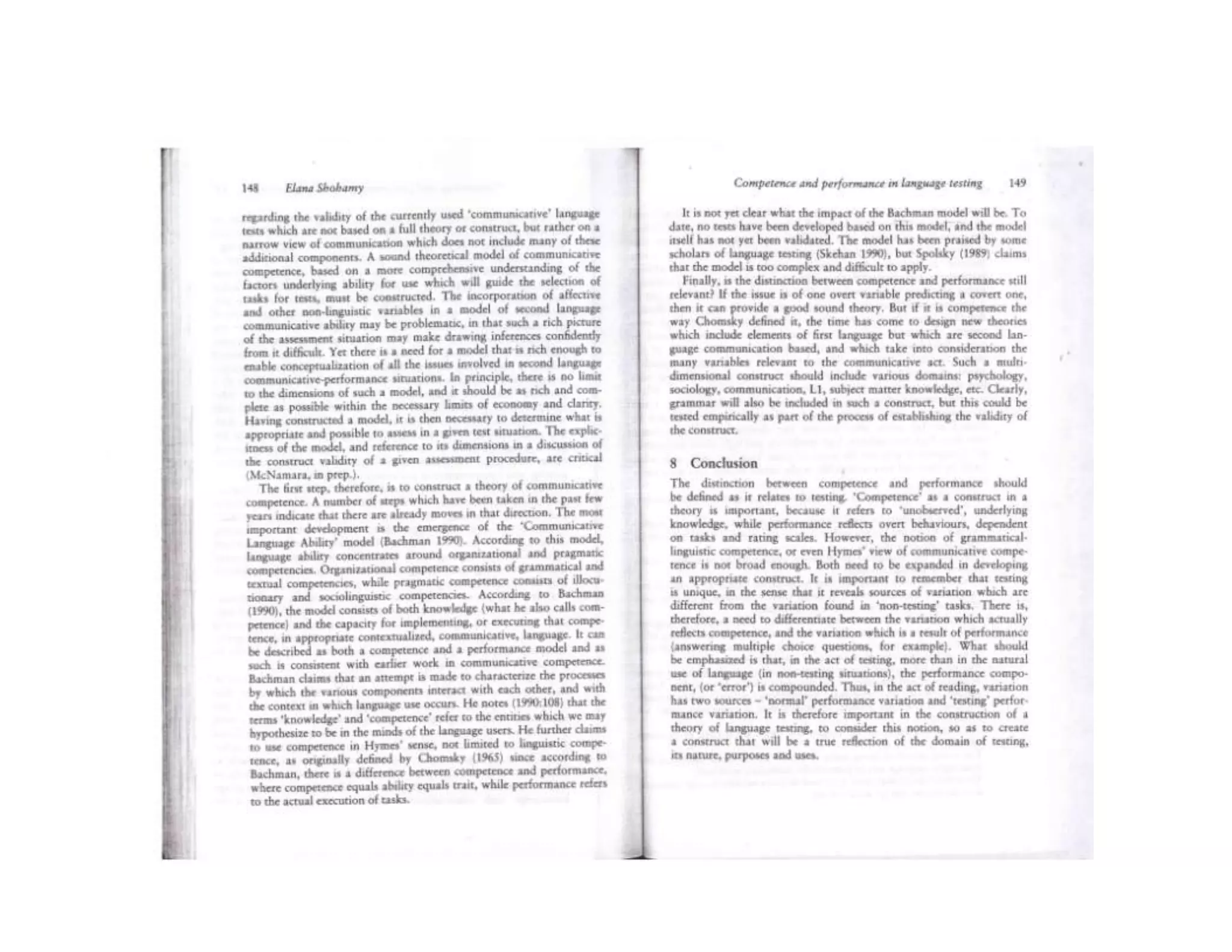 Competence & Performance