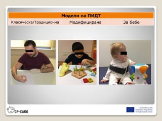 Модели на ПИДТ
Класическа/Традиционна Модифицирана За бебе
 