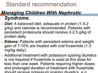 Frequent Relapsing Nephrotic Syndrome | PPTX - Nephrotic Syndrome And Diet Restriction Guidelines