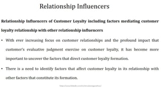 Customer Loyalty Outcome |  Customer Affinity | Customer Engagement.