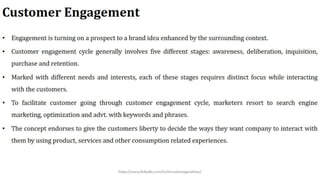 Customer Loyalty Outcome |  Customer Affinity | Customer Engagement.