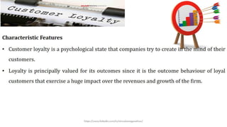 Customer Loyalty Outcome |  Customer Affinity | Customer Engagement.