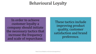 Customer Loyalty Outcome |  Customer Affinity | Customer Engagement.
