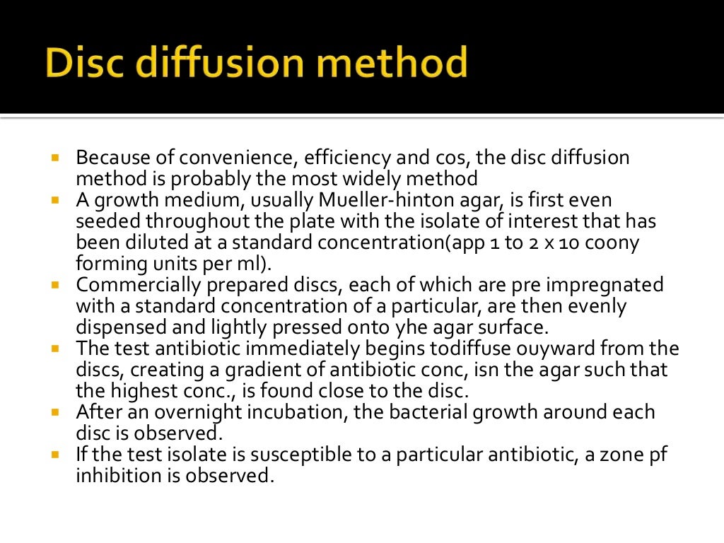 Microbiological Culture sensitivity tests