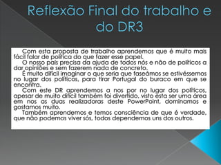 Meio AmbienteQue atitudes que nós podemos tomar para preservar o meio ambiente?- Reflorestação das florestas;