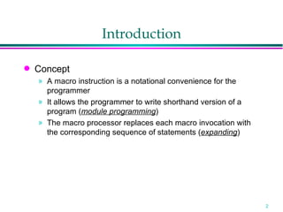 Macro Instructions Cp0675 03 may-2012-rm04 | PPT