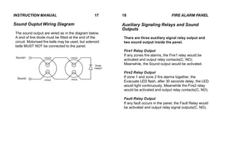 Mini 2 zones Conventional Fire Alarm Control Panel | PDF