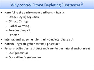 Ozone Depletion and the Montreal Protocol | PPTX
