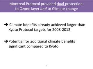 Ozone Depletion and the Montreal Protocol | PPTX