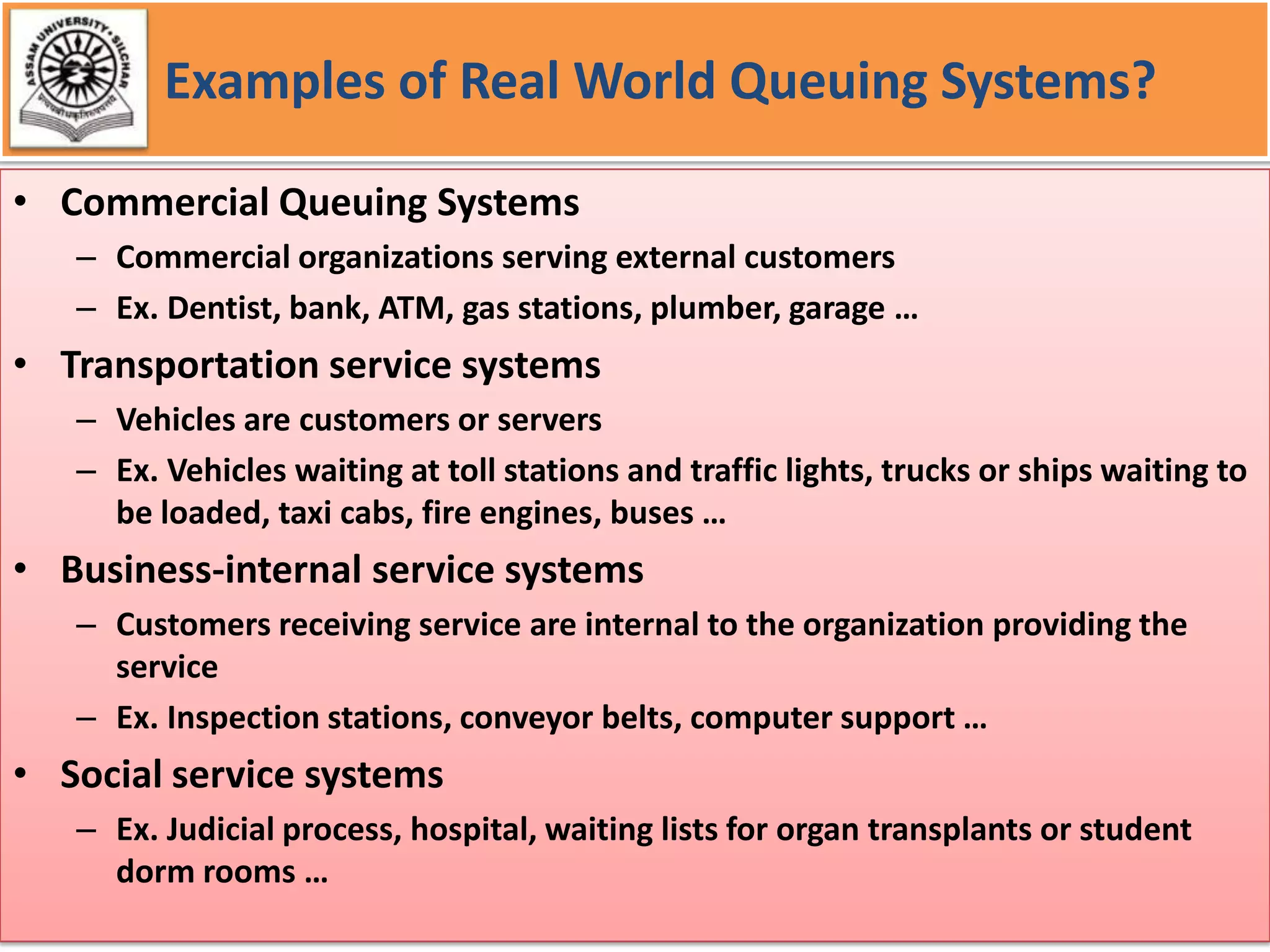 Queueing Theory and its BusinessS Applications | PPTX