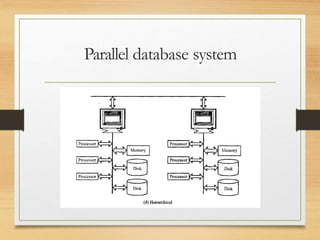 Parallel database system
 