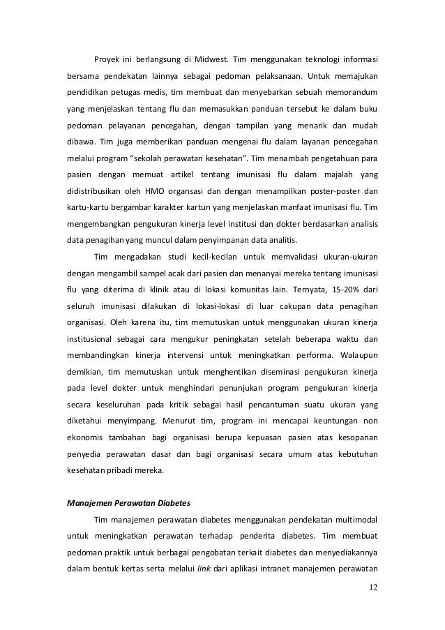 Chapter 12 Buku The Health care Quality Book