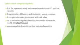 CP 501 LECTURE ONE political science ...