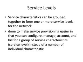 Net Service Levels Cp7101 design and management of computer networks -network | PPTX