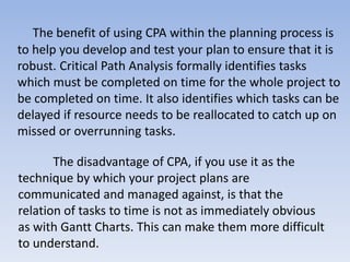 Critical Path Analysis | PPTX