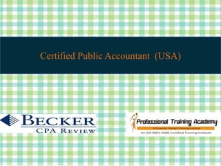 Certified Public Accountant (USA)
 