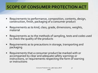 Consumer Grade Code Consumer Protection Act | PPTX