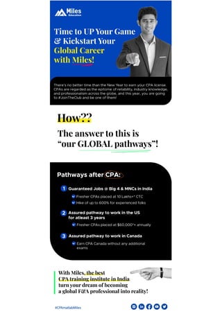 CPA with Global Pathways