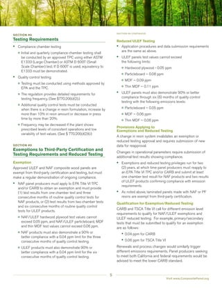 EPA Title VI TSCA Regulations for Wood Fabricators | PDF