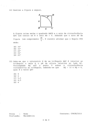 Cpacn 2013 matemática rosa