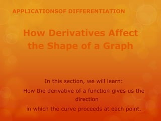 Application of derivatives | PPTX