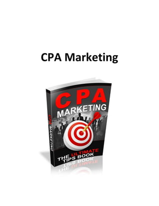 CPA Marketing
 