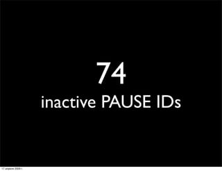 74
                    inactive PAUSE IDs


17 апреля 2009 г.
 