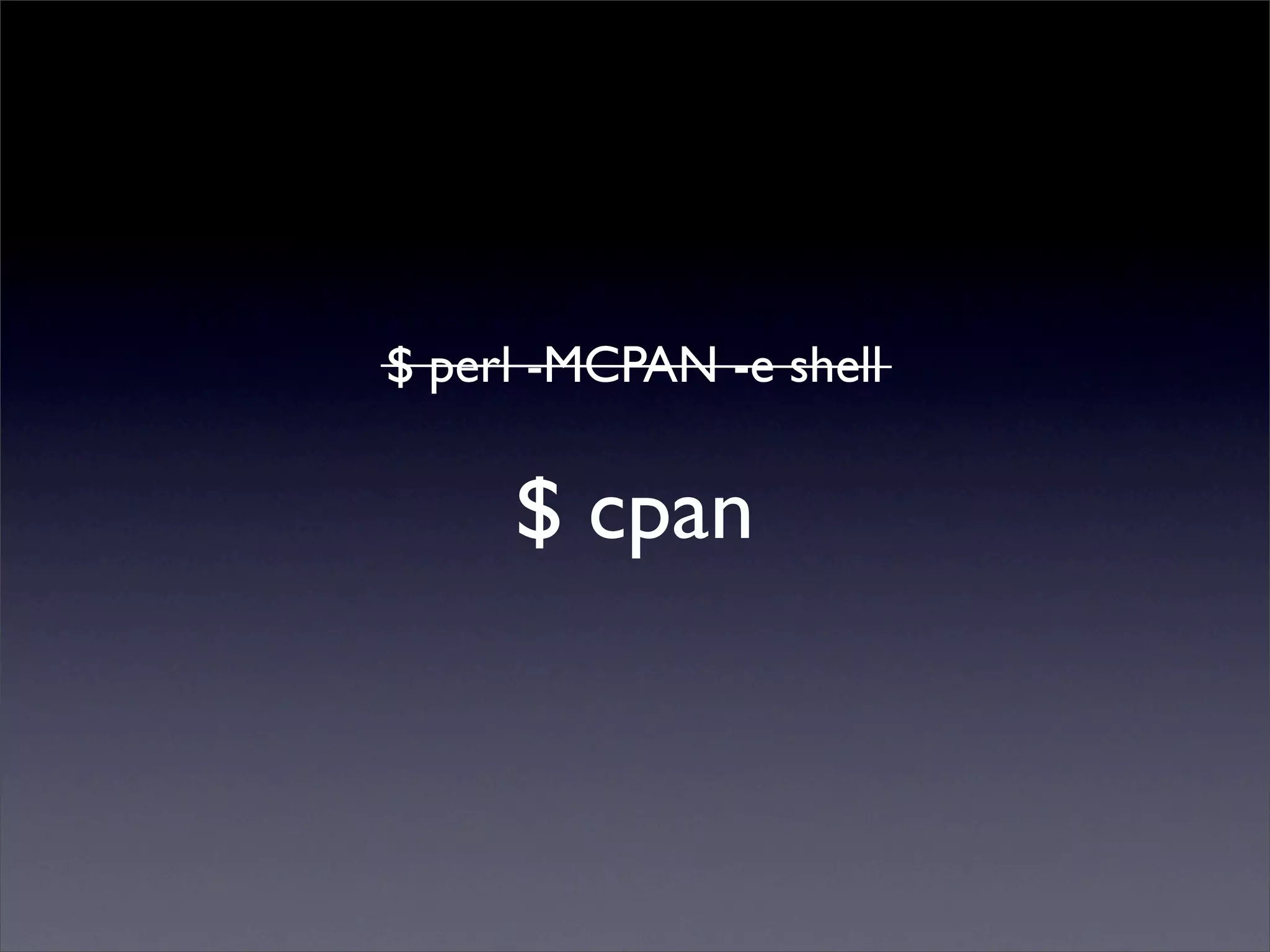 Perlmania_Study - CPAN