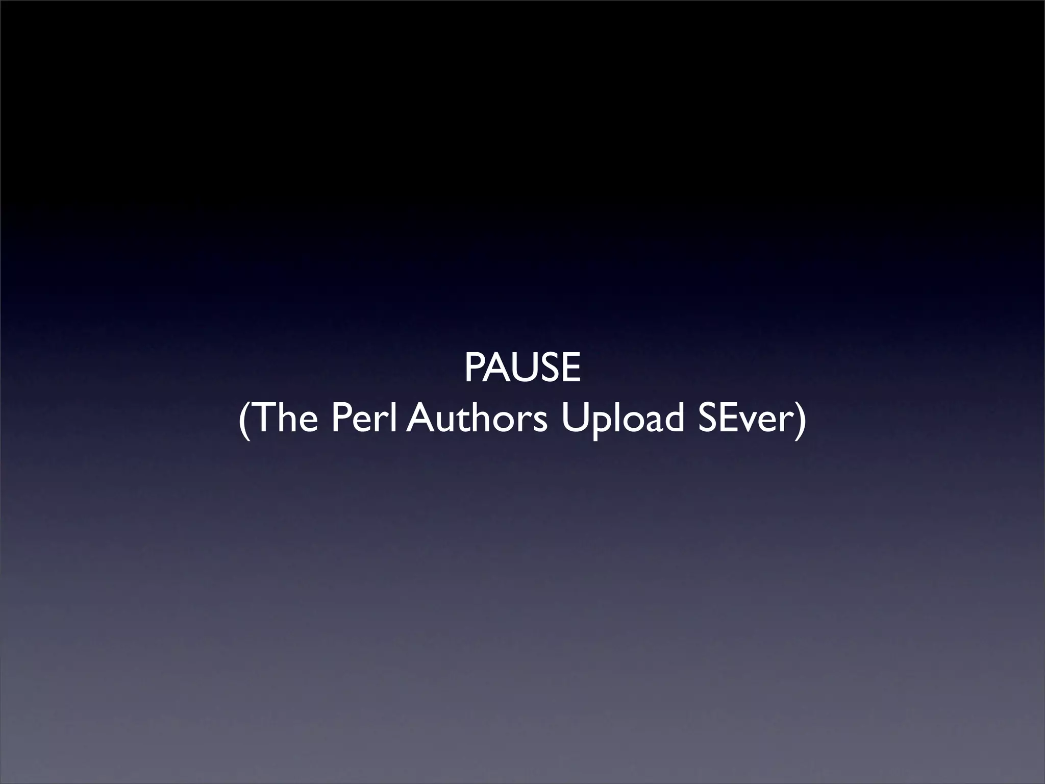 Perlmania_Study - CPAN