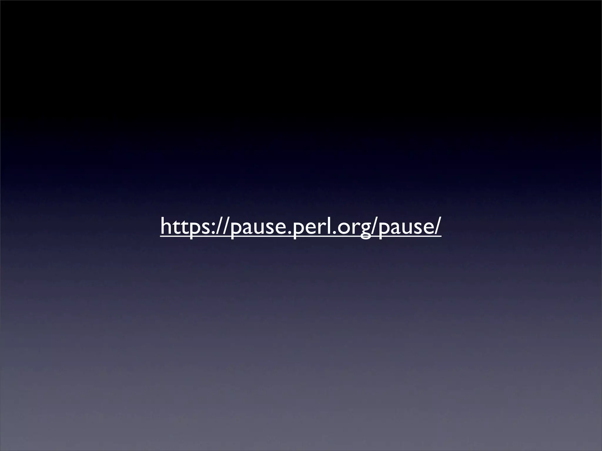 Perlmania_Study - CPAN