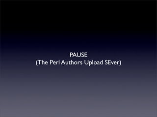 Perlmania_Study - CPAN