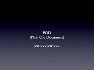 Perlmania_Study - CPAN