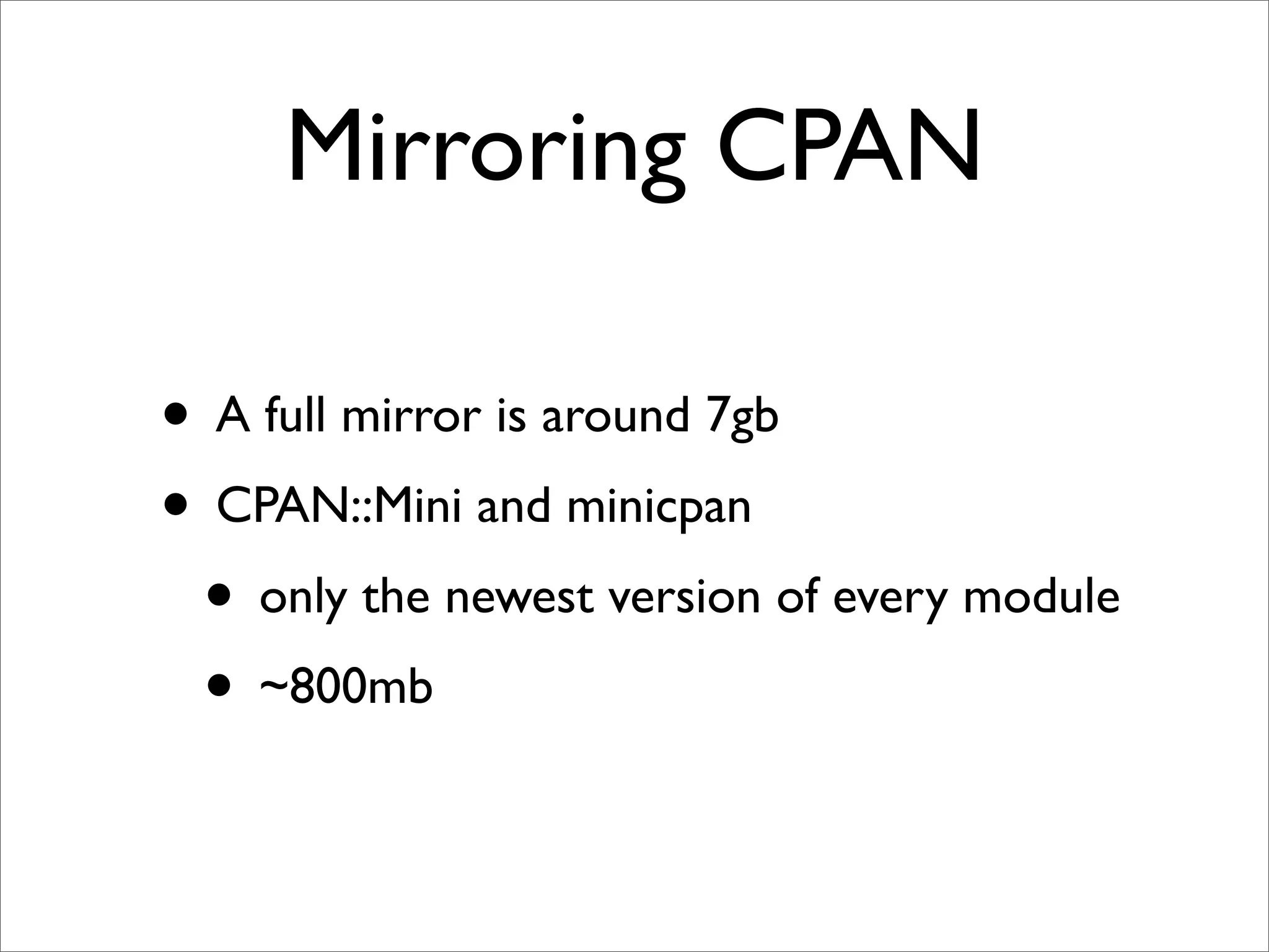CPAN Training | PDF