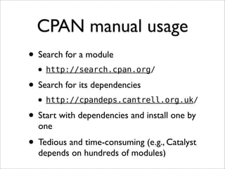 CPAN Training