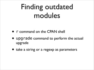 CPAN Training