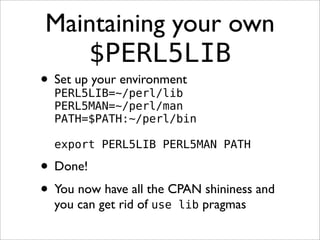 CPAN Training